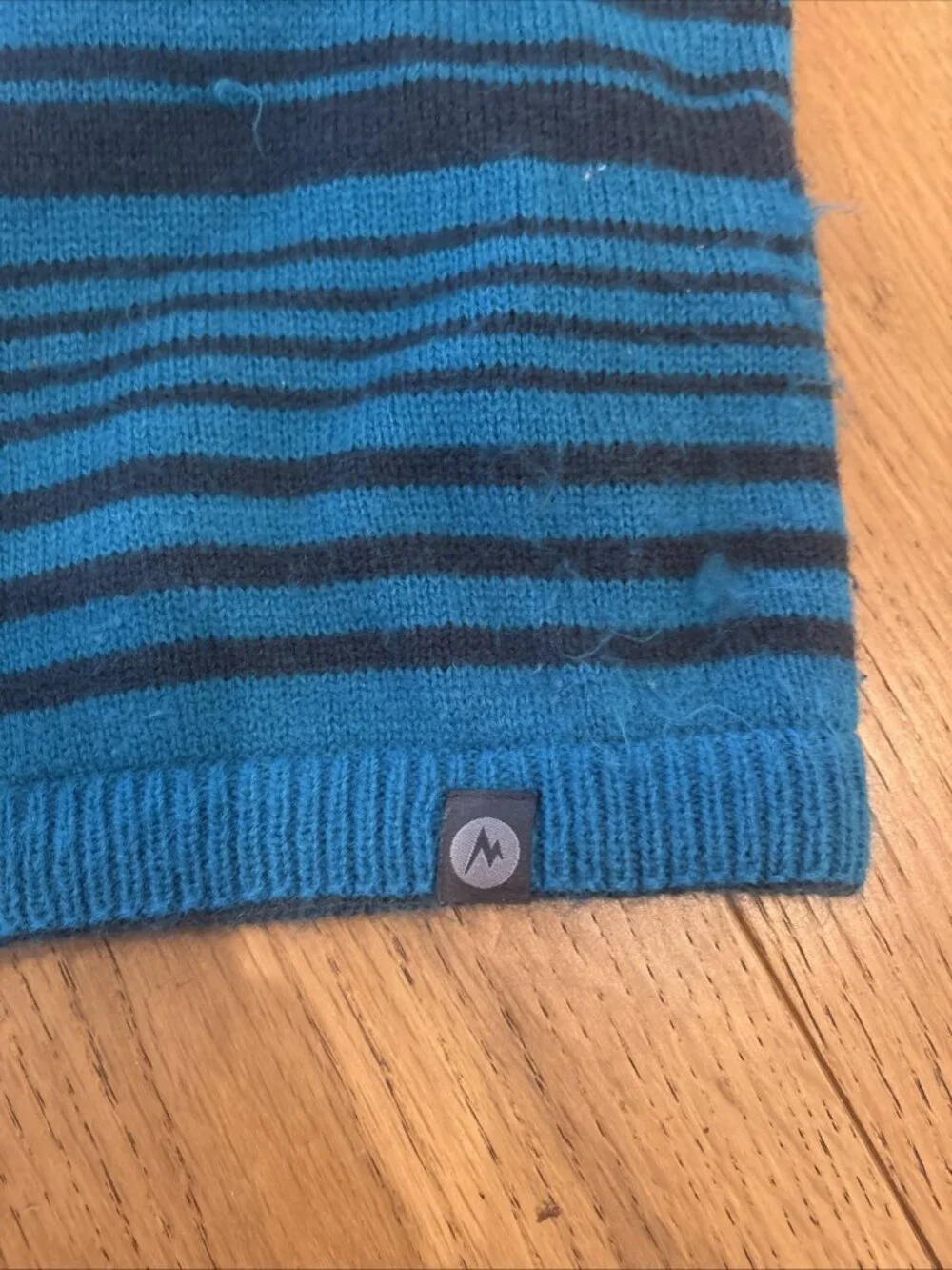 Marmot Unisex Size OS Blue Polyester Summit Hat & Neck Warmer Scarf Beanie
